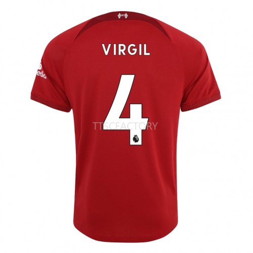 Liverpool Virgil 4 Dres Domaći 2022/2023 Kratkih Rukava Liverpool Virgil 4 Dres Domaći 2022/2023 Kratkih Rukava